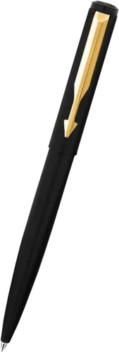 Vista 2 de Parker Vector negro mate Gt bolígrafo tinta azul y punta fina