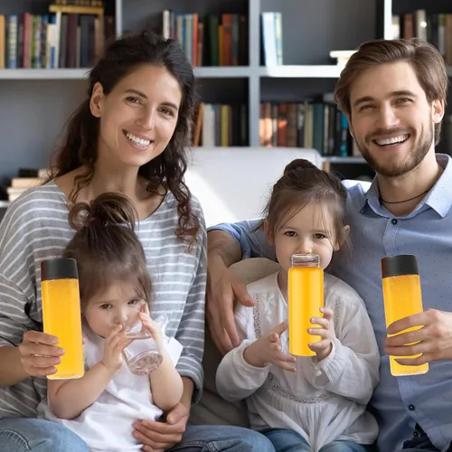 Vista 5 de 16 botellas sensoriales vacías con tapas, 10 onzas, de plástico transparente, reutilizables, a prueba de fugas, decorativas, para manualidades