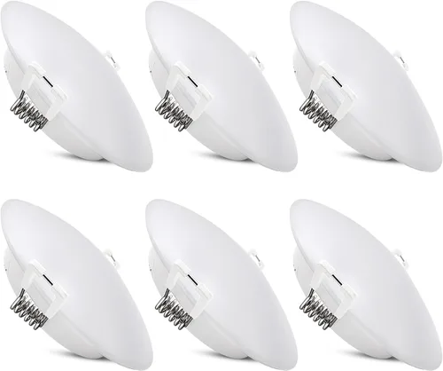 Vista 9 de Lámpara de techo empotrable LED de 12 voltios, luz de disco de 3 pulgadas, regulable 4 W 3500 K blanco cálido, luz interior de montaje empotrado