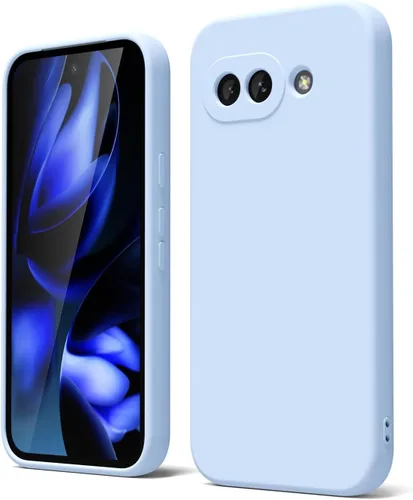Vista 150 de oakxco para Google Pixel 6A Funda de teléfono de silicona líquida, diseño estético lindo y delgado para mujer y niña, cubierta de gel suave, lisa