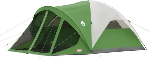 Vista 11 de Coleman Evanston Tent with Screen Room Weatherproof Tent Sets Up in 15 Mins Included Rainfly & Carry Bag Made of PFAS-Free