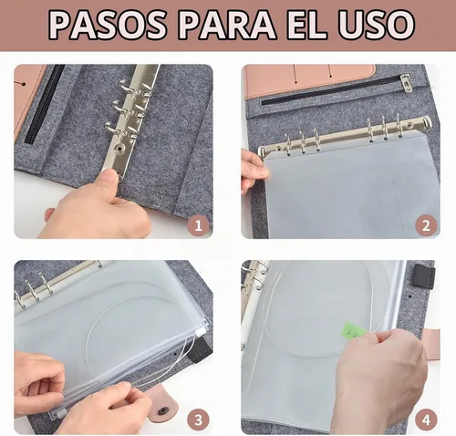 Vista 3 de Estuche circular de agujas de tejer de 10 x 7 pulgadas para guardar agujas de tejer (no incluye accesorios)