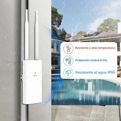 Vista 7 de AC1200 Extensor WiFi para exteriores, punto de acceso al aire libre