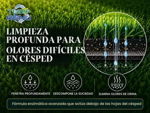 Vista 4 de Tr10132 - Solución de limpieza bio-enzimática para césped sintético/artificial y control de olores de mascotas con pulverizador