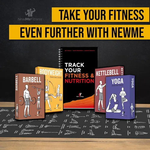 Vista 9 de Diario de fitness NewMe Fitness para mujeres y hombres, diario de alimentos y entrenamiento, libro de registro planificador para rastrear la pérdida