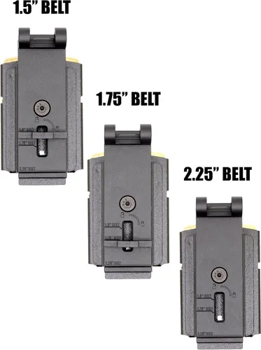 Vista 5 de Funda para encendedor compatible con ZIPPO, tamaño universal de cinturón y clip giratorio para cinturón
