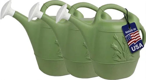 Vista 12 de PMU Regadera de 2 galones - Regadera de jardín para plantas de interior y exterior - Regadera de plástico con cabezal de rociador desmontable