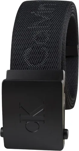 Vista 2 de Calvin Klein de los hombres ajustable Firma algodón belt-white