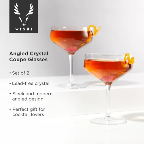 Vista 2 de Viski - Copas de brandy de 12,7 cm, cupé, talla única , Copas Coupé
