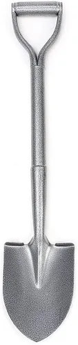 Vista 8 de 2 piezas de mango mini pala con palas para excavar – Pala de punta cuadrada de metal – pala recta de acero (wh000007)