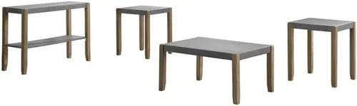 Vista 8 de Alaterre Furniture Newport - Juego de sala de estar, color gris hormigón