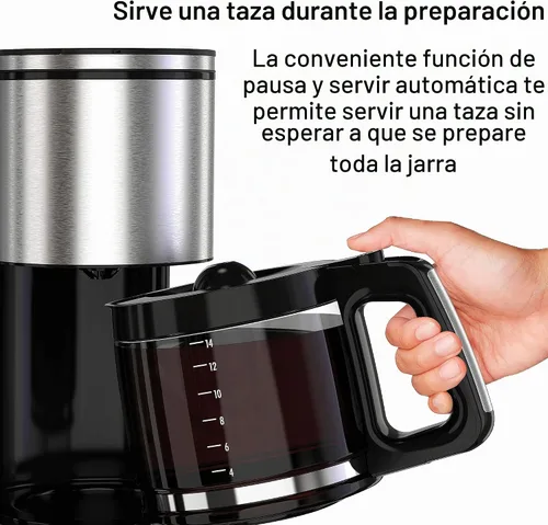 Vista 6 de Hamilton Beach - Cafetera de goteo programable de 14 tazas