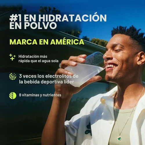Vista 3 de Liquid I.V. Electrolitos de hidratación, bayas de acai, 16 unidades Scientifically Formulated Clinically Proven Hydration No Artificial