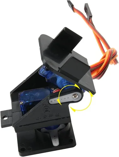 Vista 4 de Mini Pan/Tilt Cámara Plataforma Anti-Vibración Cámara Montaje w/2 Servos Aviones FPV