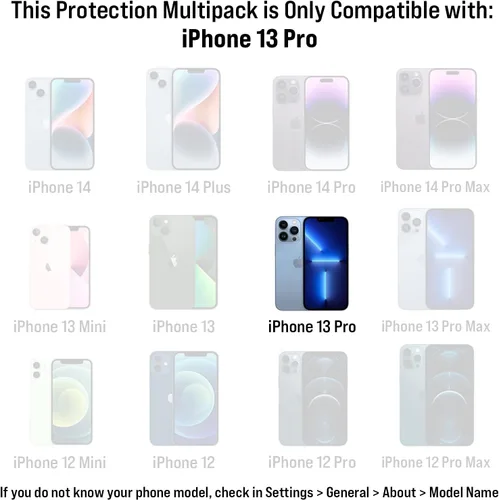Vista 43 de Scooch Protector de pantalla 5 en 1 para iPhone 11 (paquete de 3) con protector de lente de cámara (paquete de 2) vidrio templado 9H de alta