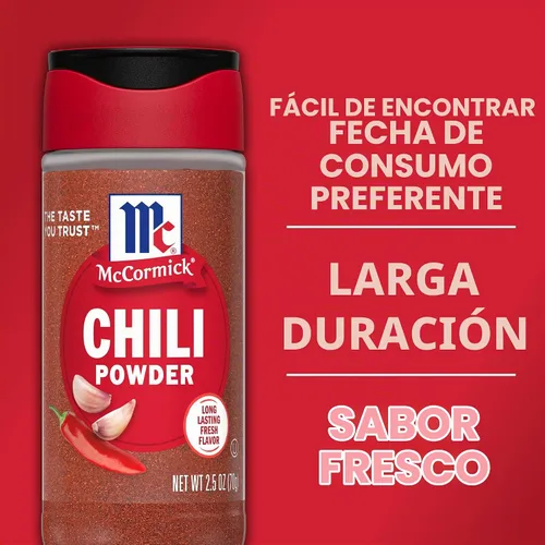 Vista 6 de McCormick Chile en polvo, 2.5 oz