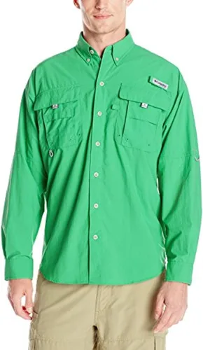 Vista 10 de Columbia Discontinued PFG Bahama II Camisa de manga larga para hombre Remolacha