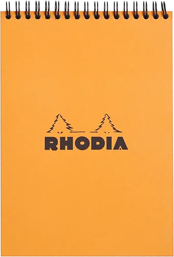 Vista 7 de Rhodia Bloc de notas encuadernado con alambre, A4, punto - negro (185039C)