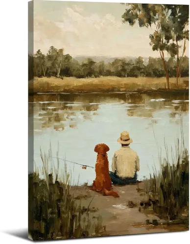 Vista 16 de Frimeeme Lienzo decorativo para pared, lienzo de lectura retro enmarcado, arte para pared, póster bohemio con flores silvestres para el aula, juego
