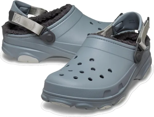 Vista 2 de Crocs - Zuecos unisex para adultos, todo terreno, con forro y correa de talón ajustable