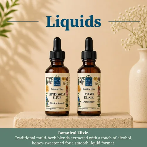 Vista 7 de Wise Woman Herbals Elixir agridulce, tónico amargo digestivo a base de hierbas, estimula el apetito y la digestión saludable, alivia la hinchazón