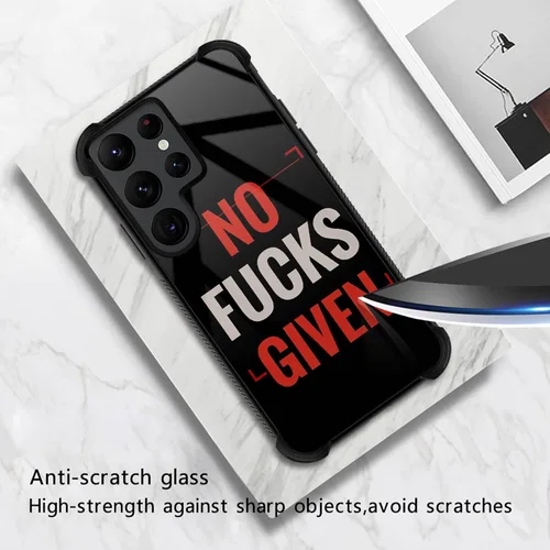 Vista 2 de CARLOCA Funda compatible con Samsung Galaxy S22 Ultra, diseño de humor para adultos, diseño de patrón de humor para niñas y niños, a prueba