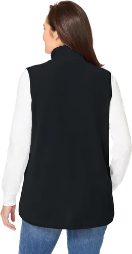 Vista 2 de Woman Within Chaqueta de forro polar con cremallera frontal para mujer talla extra grande