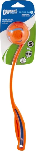 Vista 5 de Chuckit! Air Fetch - Pelota de juguete para perros (pequeña), lanzador de bolas para perros 14S