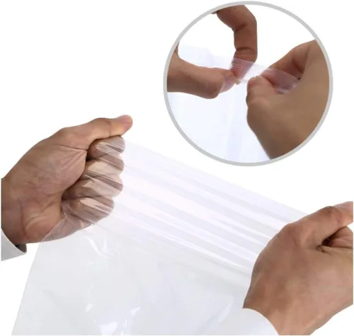 Vista 2 de Secure Seal Bolsas de almacenamiento de plástico con cierre de 1.5 x 1.5 pulgadas con cierre transparente de 2 mil, cierre superior (paquete de 100)