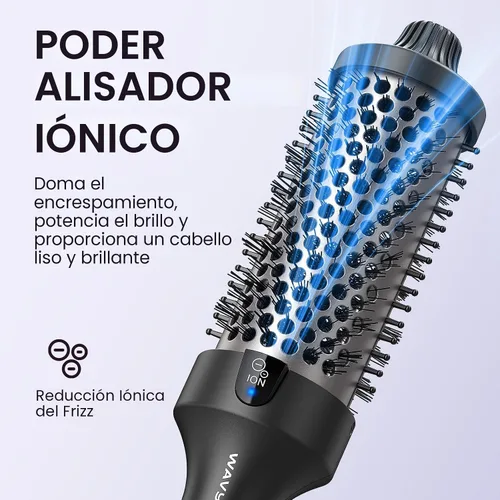Vista 3 de Wavytalk Cepillo térmico Blowout Boost Grande 1.77″ Ondas hinchables