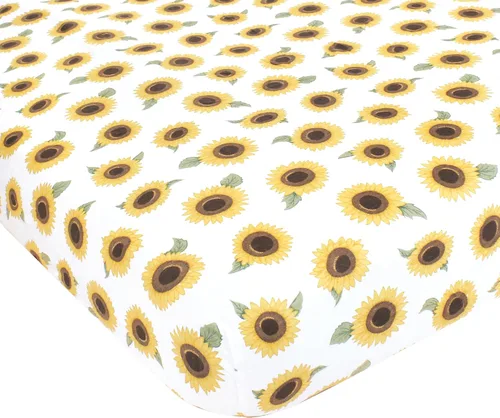 Vista 69 de Hudson Baby Sábana bajera ajustable unisex de algodón para cuna, avión, talla única