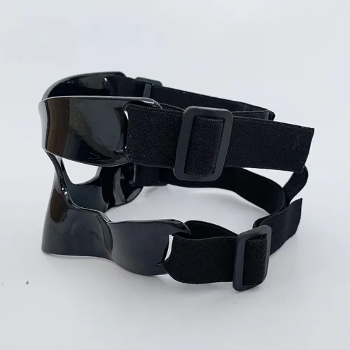 Vista 6 de Protector de nariz para nariz rota, cubierta facial protectora para la nariz, protector facial negro, máscara de nariz rota ajustable para deportes