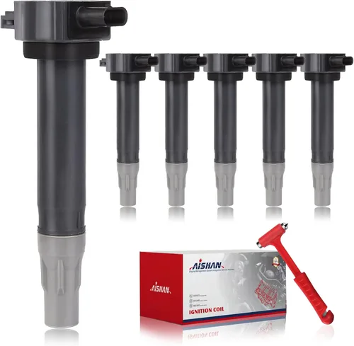 Vista 9 de Juego de 4 bobinas de encendido compatibles con Honda Accord 2003-2007, Civic 2002-2011, CRV 2002-2009, Element 2003-2011, Acura RSX 2002-2006 y más