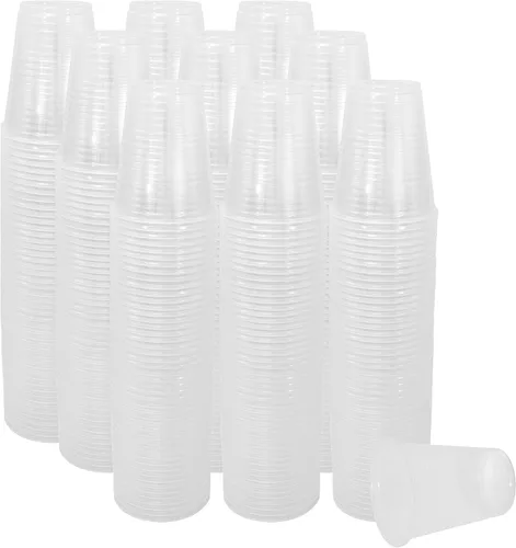 Vista 8 de Upper Midland Products Vasos de 5 onzas desechables de plástico a granel 2500, estas pequeñas tazas translúcidas desechables son extra resistentes