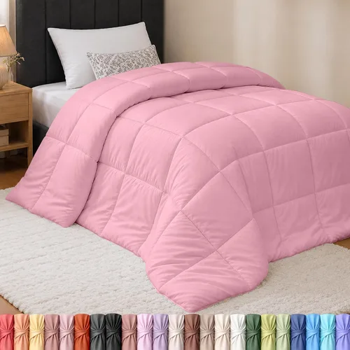 Vista 30 de Utopia Bedding - Juego de edredones de plumón con inserción de edredón acolchado con esquinas y pestañas, edredones alternativos cosidos en caja