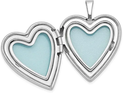 Vista 4 de Juego de collar de plata de ley 925 con espirales de 18 pulgadas, medallón para hija, 14 colgantes, joyería fina para mujer, regalos para ella