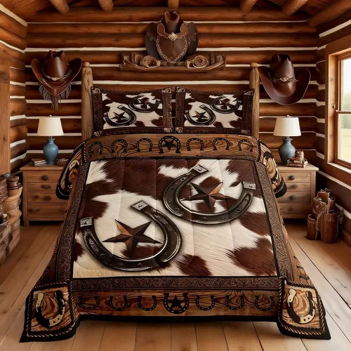 Vista 15 de Manfei Juego de edredón geométrico azteca, tamaño individual, juego de ropa de cama de cactus, vaquera occidental, decoración de habitación de niños