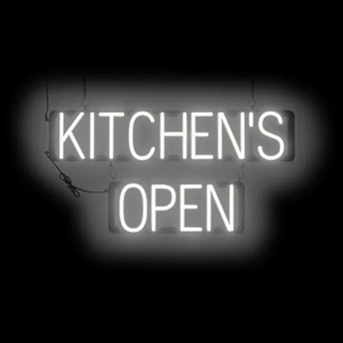 Vista 39 de SpellBrite Letrero LED Neon OPEN para negocios - Azul, 17" x 6