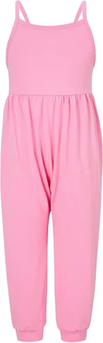 Vista 2 de Mameluco para bebé sin espalda con correa para niñas pequeñas, lindo harén halter con bolsillos, a17