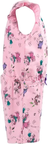 Vista 2 de DreamWorks Trolls Poppy - Mameluco sin mangas de felpa francesa para niñas pequeñas