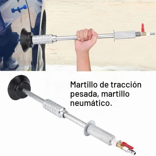 Vista 3 de Extractor de abolladuras de succión de aire neumático Martillo deslizante al vacío Extractor de abolladuras de cuerpo automático Herramienta