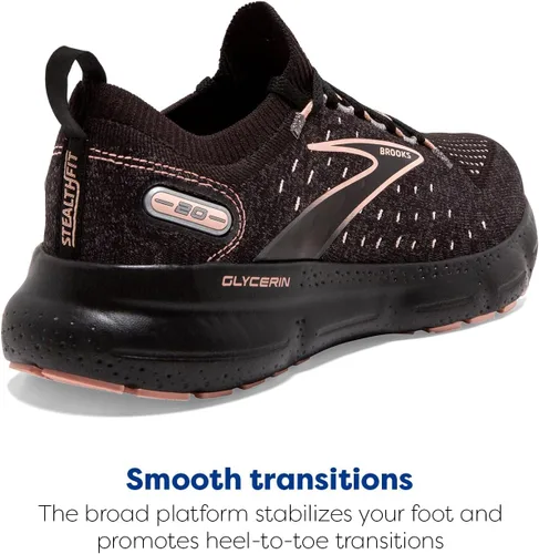 Vista 3 de Brooks - Tenis de correr Glycerin StealthFit 20 neutros para mujer