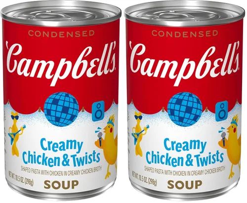 Vista 13 de Campbell's Sopa condensada de fideos con queso cheddar para niños, lata de 10.5 onzas