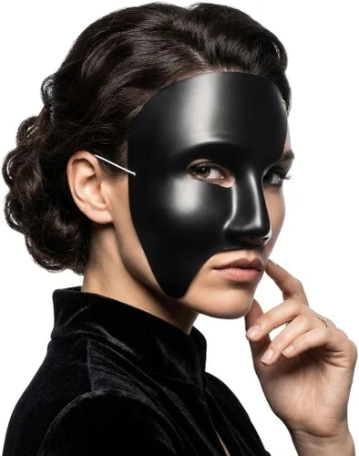Vista 15 de Crown Display Masquerade Mask, Costume Half Face Masks for Women & Men