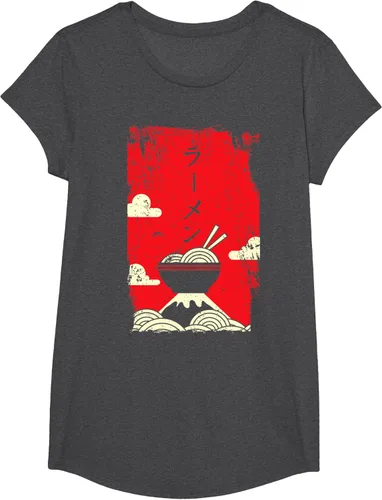 Vista 48 de Ramen Noodles Camiseta de arte japonés, Negro