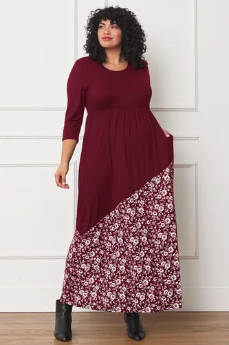 Vista 7 de Eloges - Vestido largo a rayas para mujer con mangas