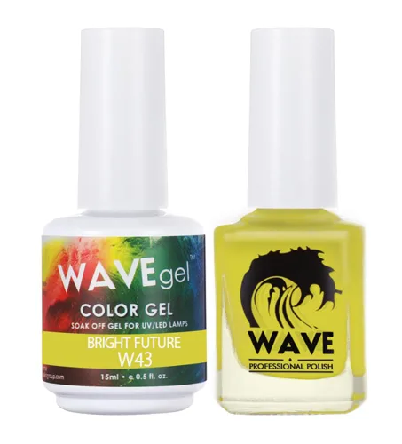 Vista 107 de WAVEGEL - Juego dúo de gel y esmalte de uñas a juego - Colección Simplicity - #P109 Blizzard I 0.5 onzas