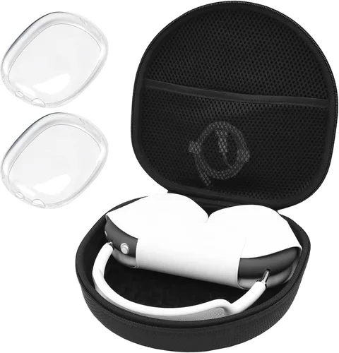 Vista 12 de ProCase Funda de viaje para AirPods Max y AirPods Max 2 con cubierta de Negro