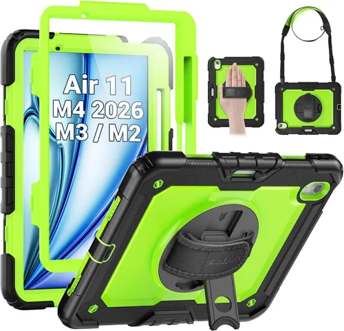 Vista 10 de SEYMAC para iPad mini 5/ Mini 4 Funda de 7.9 Pulgadas, Funda Protectora de Cuerpo Completo Resistente a Golpes con Protector de Pantalla, Soporte
