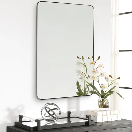 Vista 26 de CULER Espejo de pared de baño, espejo rectangular de vidrio templado moderno de 20 x 30 pulgadas para dormitorio, sala de estar, entrada